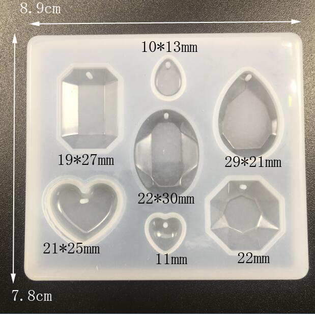 6 Designs Silicone Resin Mold  - Silicone Epoxy Resin Molds Set recension och pris
