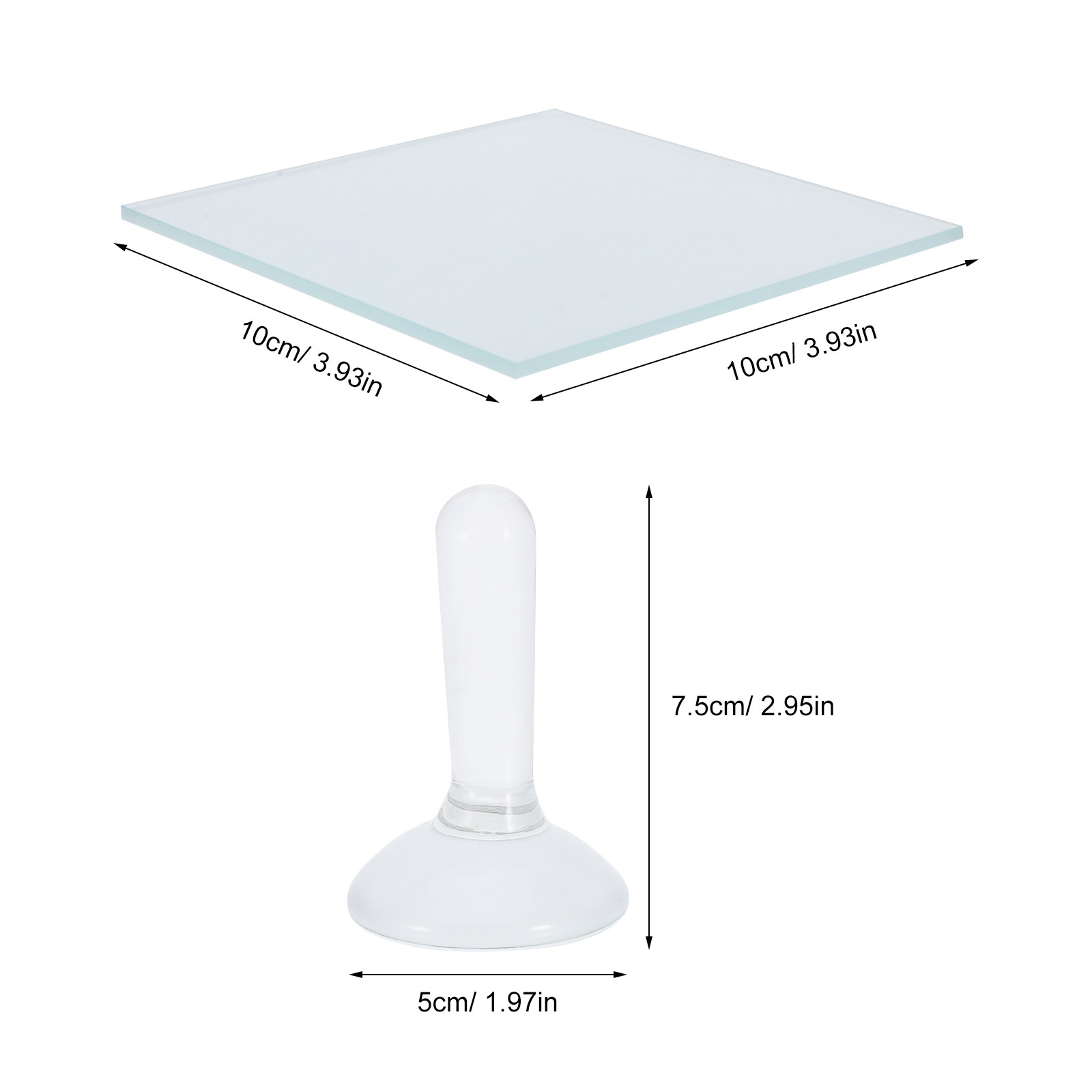 1Set Glass Muller Grinding Sla - Painting Supplies recension och pris