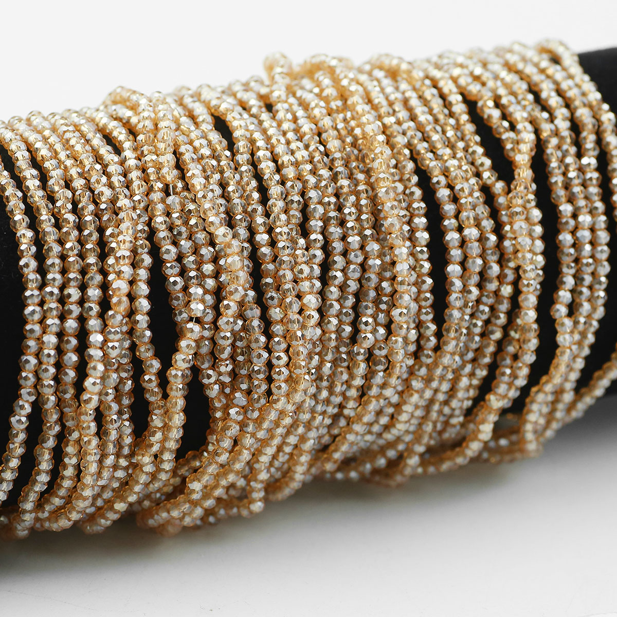 WLYeeS Flat Round Gold Champag - Glass Seed Beads 2Mm Jewelry Making recension och pris