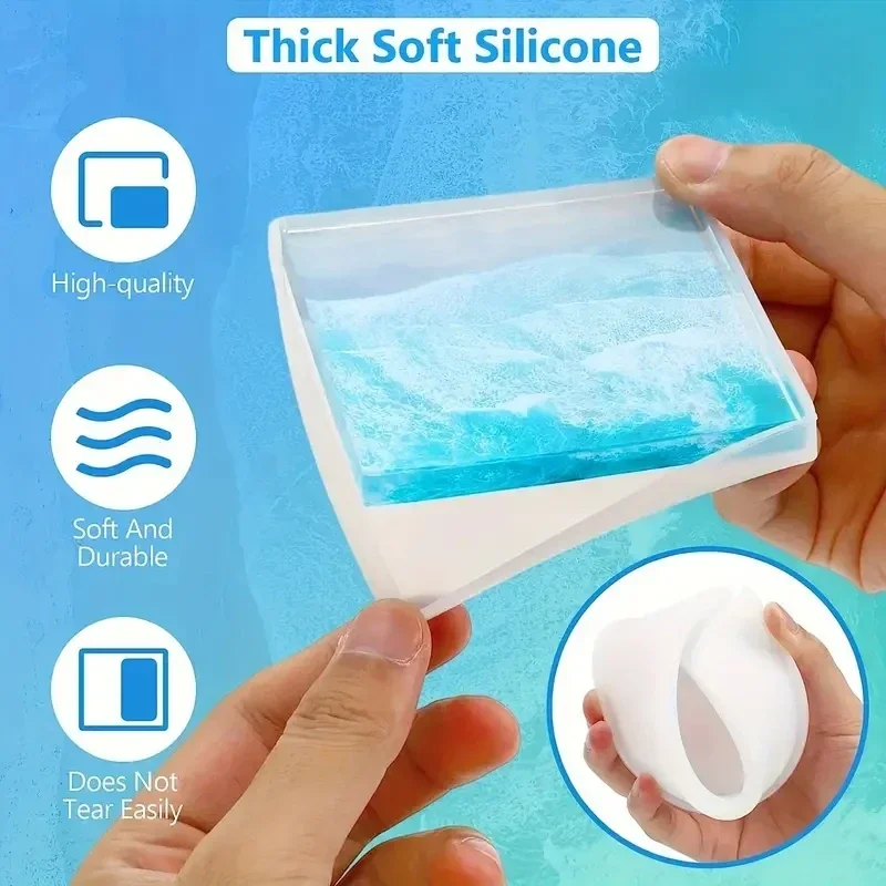5Pcs/Set DlY Epoxy Resin Cup C - Silicone Epoxy Resin Molds Set recension och pris
