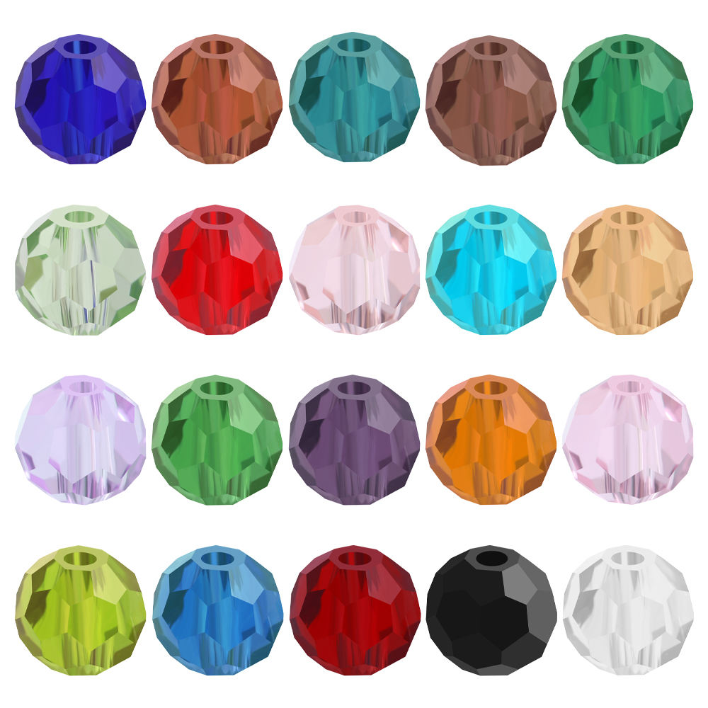 32Facets Round Ball 2mm 3mm 4m - Glass Seed Beads 2Mm Jewelry Making recension och pris