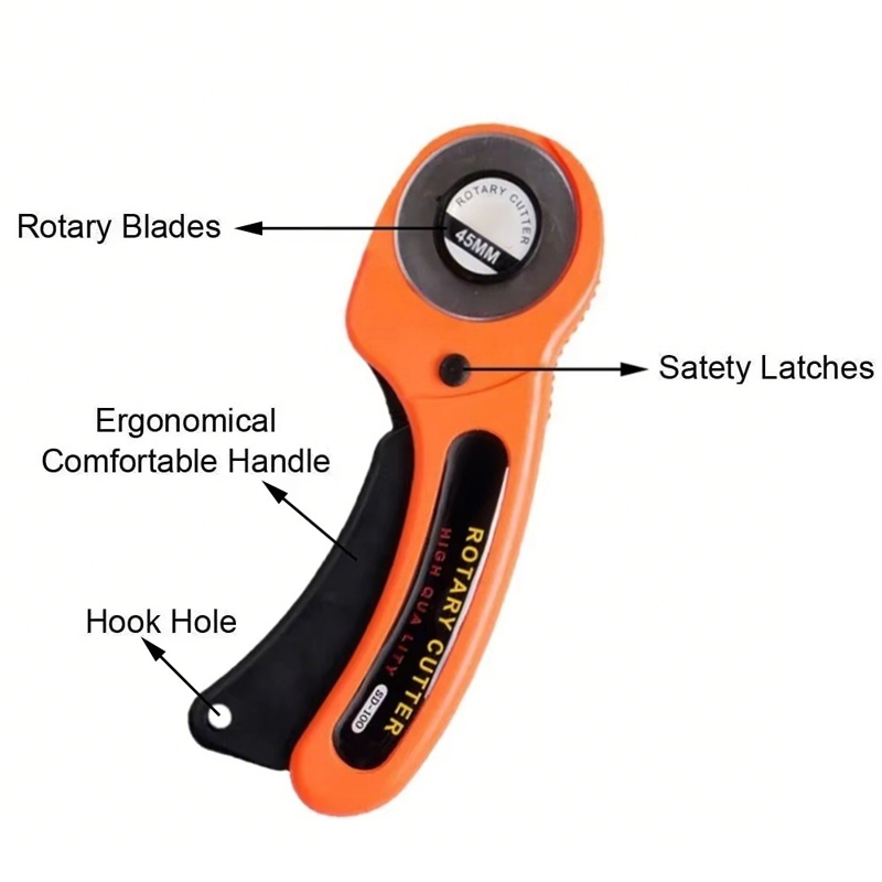 45MM Roller Wheel Knife Cloth  - Rotary Cutter For Fabric 45Mm recension och pris