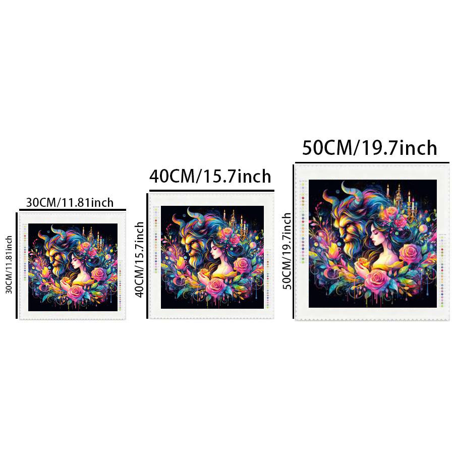 1 piece - Potdemiel-5D-DIY - F - 5D Diamond Painting Kit Full Drill recension och pris