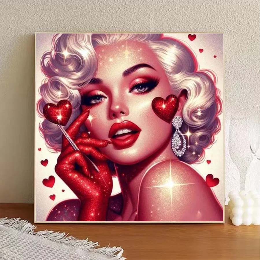 1 piece 5D DIY flocking cloth, - 5D Diamond Painting Kit Full Drill recension och pris