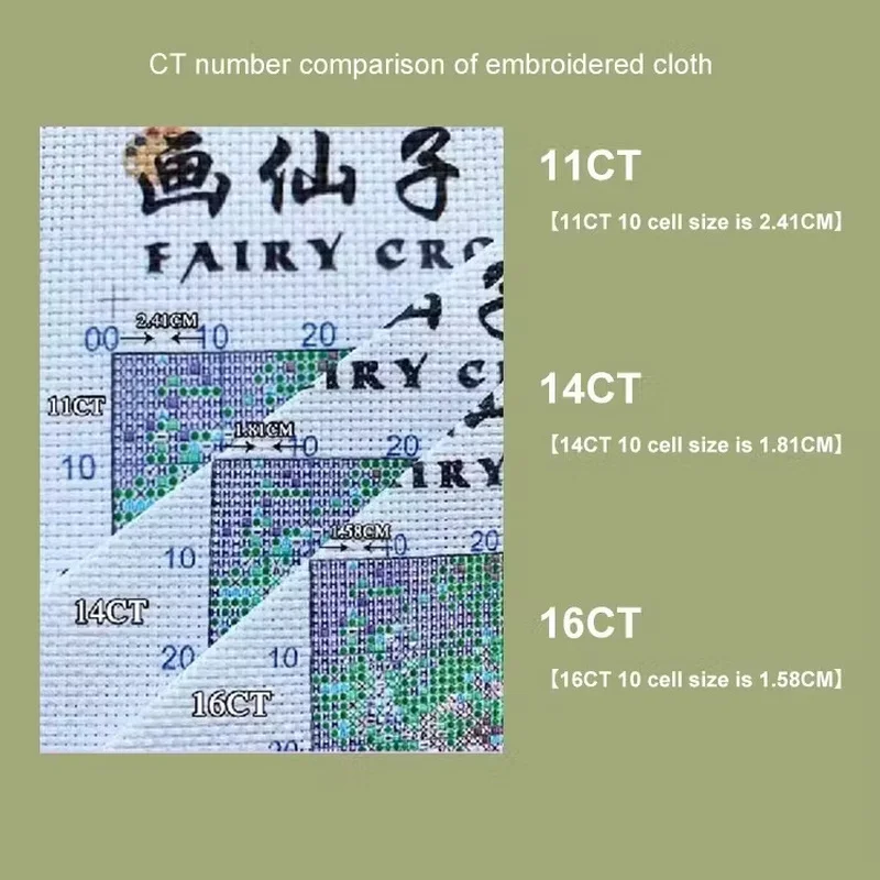 [Full stitch] [CC6338-Little C - Cross Stitch Stamped Kits Beginners recension och pris