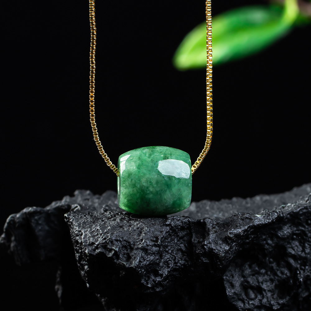 Natural Real Jade Bead Pendant - Beading recension och pris