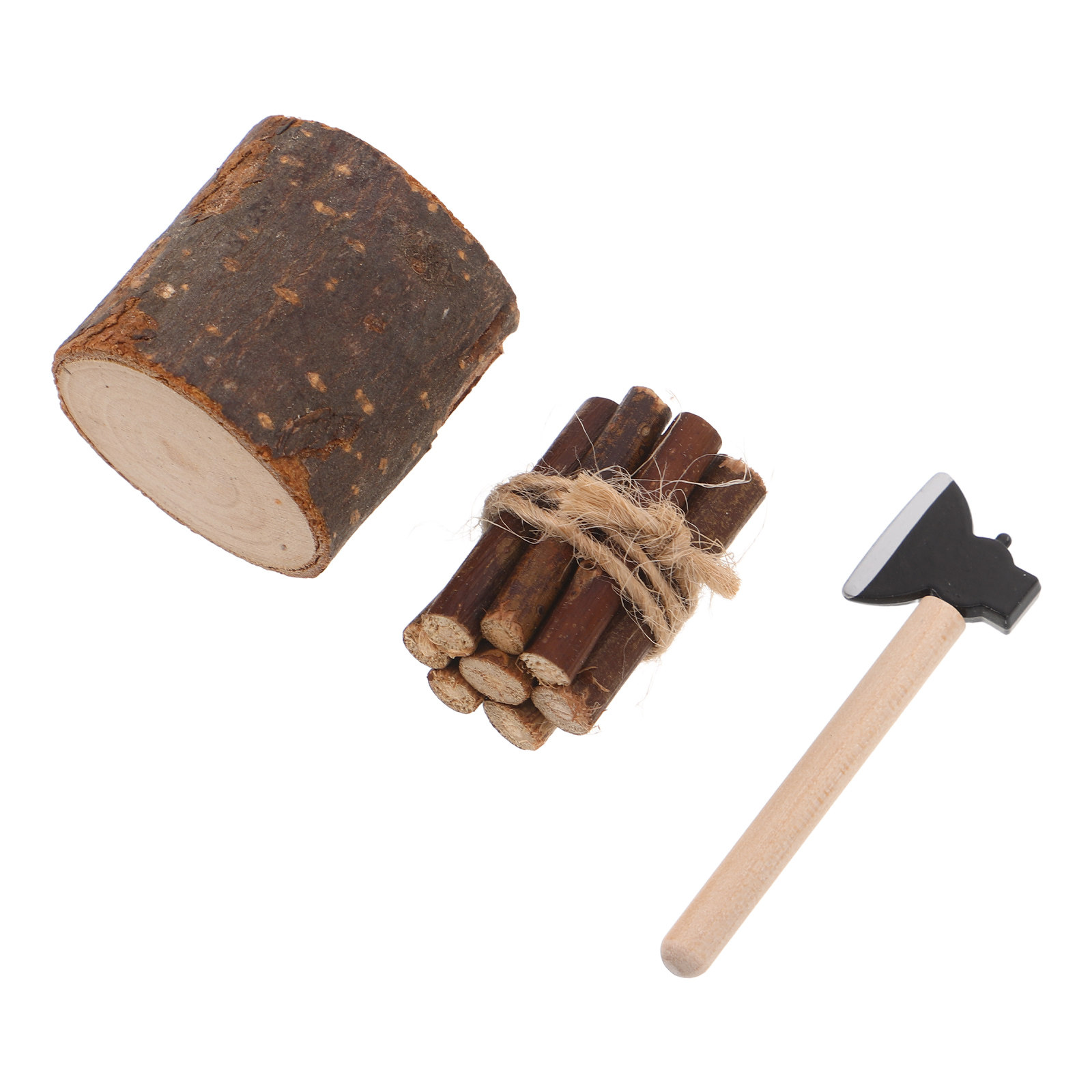 Miniature Firewood Set with Ch - Craft Tools recension och pris