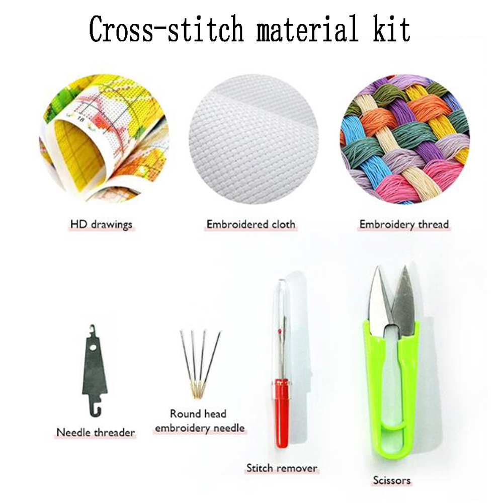 Cross Stitch Embroidery Forest - Cotton Embroidery Thread Skeins recension och pris